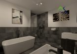 Whg 7 - Genial geschnittene Dreizimmerwohnung mit Südterrasse und Gartenanteil - Badezimmer_Exposé