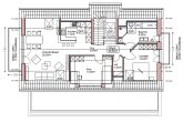 Grundstück mit Baugenehmigung für modernes Mehrfamilienhaus in Traumlage von Kareth/ Lappersdorf - Grundriss DG