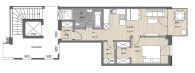 Whg 14 - Barrierefreie Zweizimmerwohnung mit idealem Grundriss und Südbalkon - Grundriss Whg 14